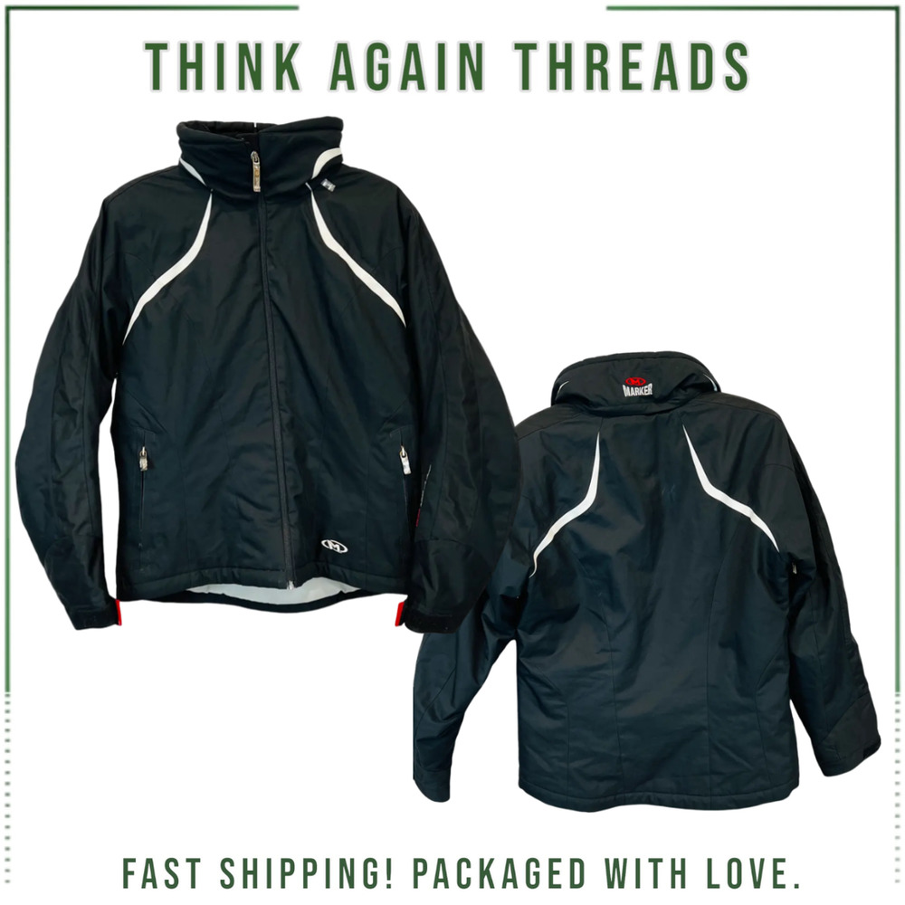 Marker Mock Neck Evolution Full Zip Lined Ski Win… - image 1